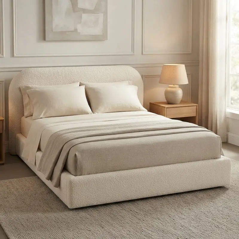 Slate Upholstered Bed