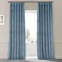 Blue Velvet Blackout Curtains