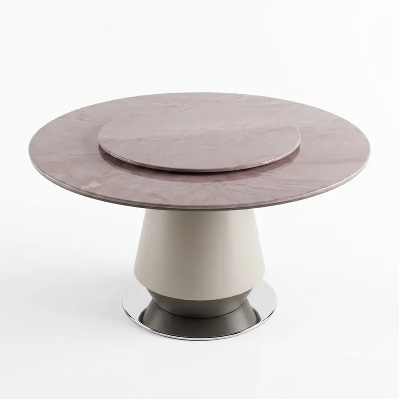 Nova Rotating Marble Dining Table