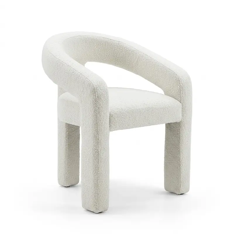 Bouclé Accent Chair