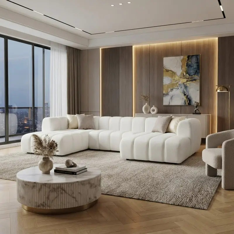 Gentle Groove Corner Sofa